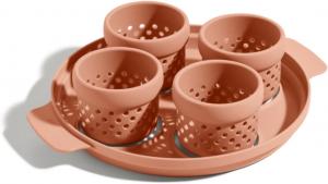 Силиконовый набор для приготовления яиц Our Place Char, розовый