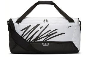 Nike Полиэстеровая дорожная сумка Unisex черная белая