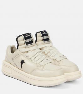 Converse Turbowpn кожаные кроссовки Rick Owens, Oyster/ Black
