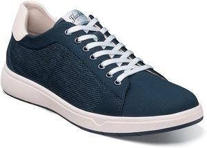 Мужские кроссовки Florsheim Heist с вязаными вставками и кружевом до носка, стиль Оксфорд, темно-синий