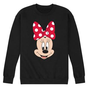 Мужской флисовый свитшот Disney's Minnie Mouse Face Licensed Character
