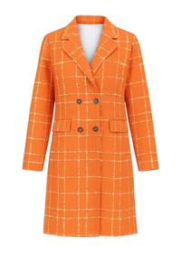 Пальто межсезонное MODAMIHRAM, темно-оранжевый