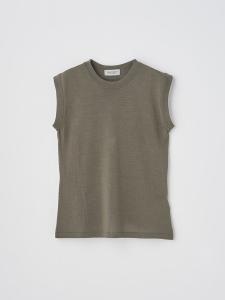 Вязаный пуловер без рукавов с интарсией и логотипом JS | A4826 | 30 г