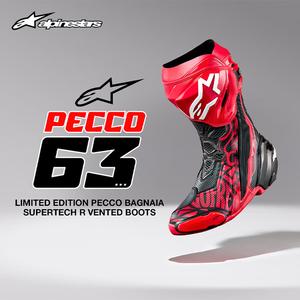 ALPINESTARS PROTECTS Ботинки для мотоспорта a Xing Professional Racing, модель SUPERTECH R, красные-черные, лимитированная серия Banyaia, размер 39