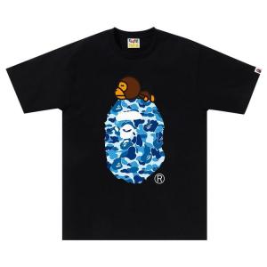Футболка BAPE ABC Camo Milo On Big Ape Tee, Black/Blue