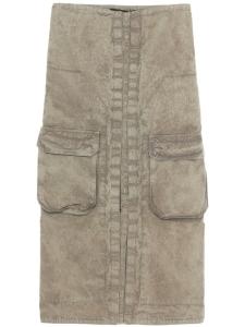 Y/Project юбка миди с карманами карго, зеленый