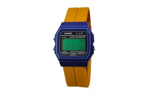 CASIO Кварцевые часы Retrofit Series с силиконовым ремешком, мужские часы с черным циферблатом
