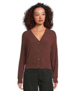Свитер Michael Stars Ilsa V-neck Cardigan, цвет Espresso