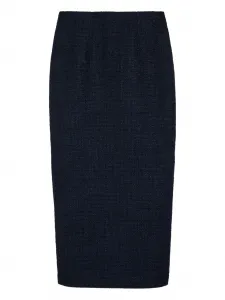 Фактурная юбка-карандаш Roland Mouret, синий