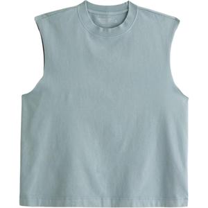 Мужская майка Abercrombie＆Fitch, голубой