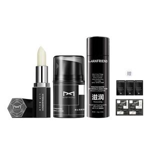 Мужской набор для увлажнения и питания кожи на осень и зиму из трёх средств MANFRIEND, wrinkle-красныйucing hand cream 150g+face cream 50g+power lip balm 3.3g