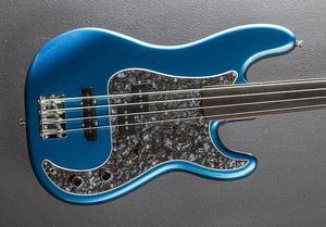 Басс гитара Fender Tony Franklin Fretless Precision Bass - Lake Placid Blue