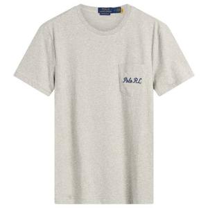 Футболка с изображением медведя из коллекции Heritage Polo Ralph Lauren, Loft Heather