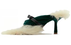 Сандалии кожаные Step Post 75 мм Burberry