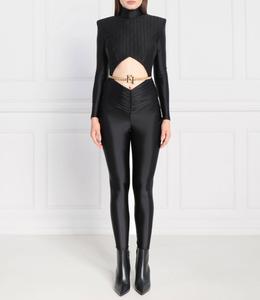 Комбинезон Elisabetta Franchi Slim Fit, черный