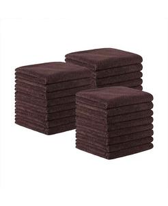 Набор салонных полотенец Arkwright Home из микрофибры, 24 шт, коричневый