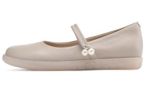 Повседневные туфли OCCAMAN на каблуке 2 см, экрю