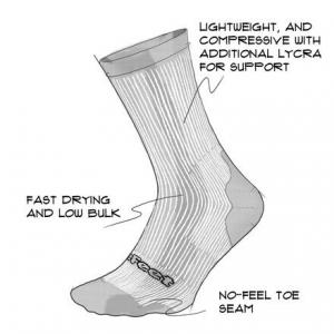 Носки Evo Classique 6 дюймов DeFeet, цвет Hi-Vis Yellow