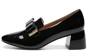 Женские лоферы VMe низкие кремово-черные