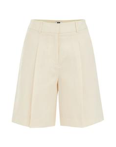 Свободные плиссированные брюки WE Fashion, светло-бежевый