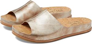 Сандалии на плоской подошве Tutsi Kork-Ease, цвет Light Gold