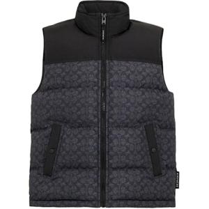 COACH Пуховик мужской темно-серый, Charcoal Gray