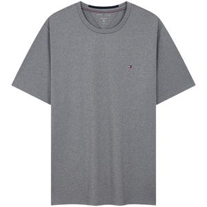 Хлопковая футболка Tommy Hilfiger, темно-серый