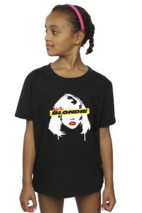 Хлопковая футболка с граффити Face Blondie, черный