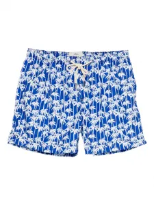 Плавки-шорты Panama с принтом PENINSULA SWIMWEAR, синий