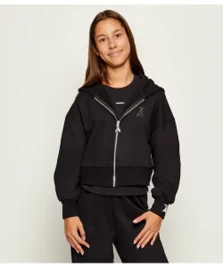 Толстовка Cropped fit Patrizia Pepe, черный