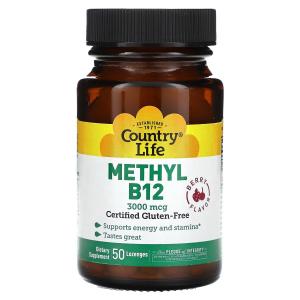 Метил B12 Country Life ягоды, 50 пастилок