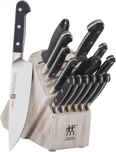 Набор ножей Zwilling Pro, 16 предметов, белый / черный