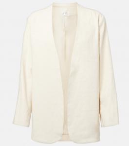 Бельевая куртка из смесового льна Leset, Oat