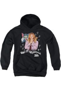 Толстовка с капюшоном "Tom And Jerry Movie What Is Happening" для молодежи Gildan, черный