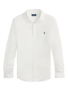 Рубашка с заостренным воротником и длинными рукавами Polo Ralph Lauren, белый