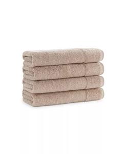 Роскошные турецкие полотенца Aston and Arden для рук, 4 шт, коричневый