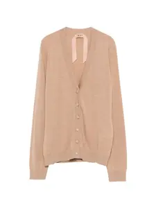 Кардиган с V-образным вырезом Nº21, бежевый