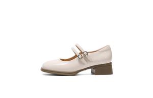 Туфли Мэри Джейн на массивном каблуке 4,5 см женские BELLE, Black