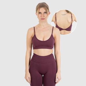 SMILODOX Женский спортивный бюстгальтер Layne темно-фиолетового цвета
