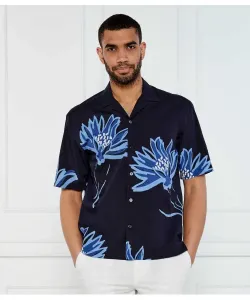 Рубашка c-lars-252 Relaxed fit Boss, синий