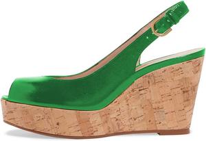 Женские босоножки FSJ с открытым носком на высокой танкетке, на пробковой подошве, с застежкой сзади, платформой, слайдеры, повседневные и вечерние туфли, размеры 4-15 US