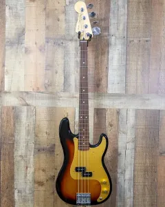 Fender Custom Build P-Bass Sunburst Jazz Bass с обратной головкой грифа