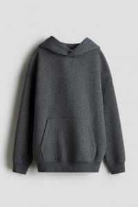 Толстовка в рубчик H&M, серый
