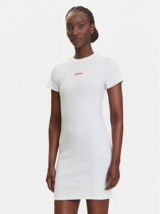 Платье облегающего кроя для повседневной носки Script DW0DW21186 Tommy Jeans, экрю