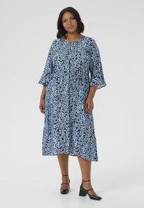 Платье Kaffe Curve AMINA , Black Windsurfer Flower Print/Blue