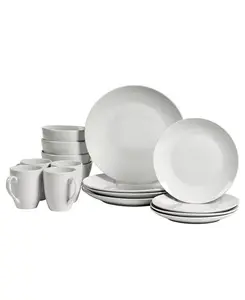 Набор столовых приборов Adams Ash White из 16 предметов, сервиз на 4 персоны Tabletops Unlimited, white