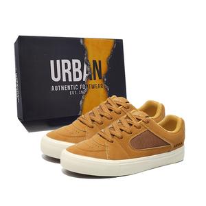 URBAN AUTHENTIC Износостойкие дышащие мужские низкие кеды из холста верблюжьего цвета, цвет Camel