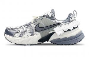 Кроссовки для бега V2K Run, износостойкие, низкие, женские, серо-серебристые Nike, Gray Silver