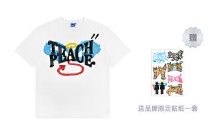 Футболка унисекс Teach Peace, Белый