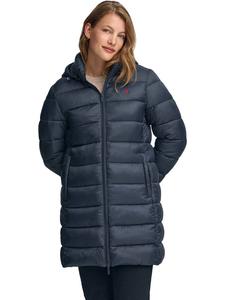 Polo Club Стеганая куртка темно-синего цвета